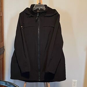 Women’s Black Hooded Jacket XL